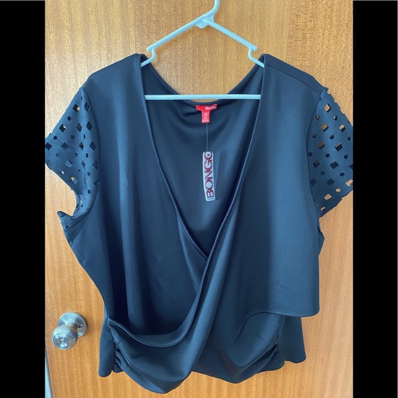 Black Bongo drape tunic - Picture 1 of 4